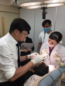 【しわ、たるみ】ヒアルロン酸注射指導で台湾からPeter Huang先生来院