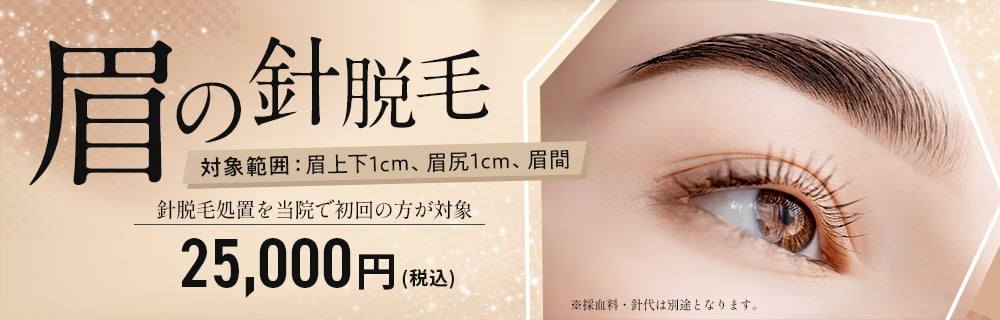 眉』の針脱毛