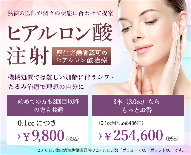 ヒアルロン酸がお得に