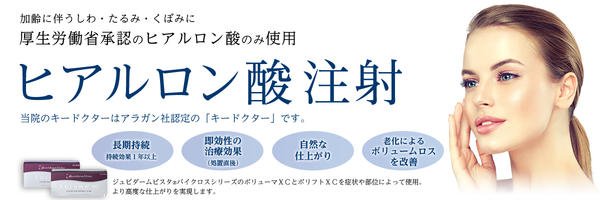 シワ・たるみ・くぼみに ヒアルロン酸注射 アラガン社のキードクターが当治療における講師Drとして指導