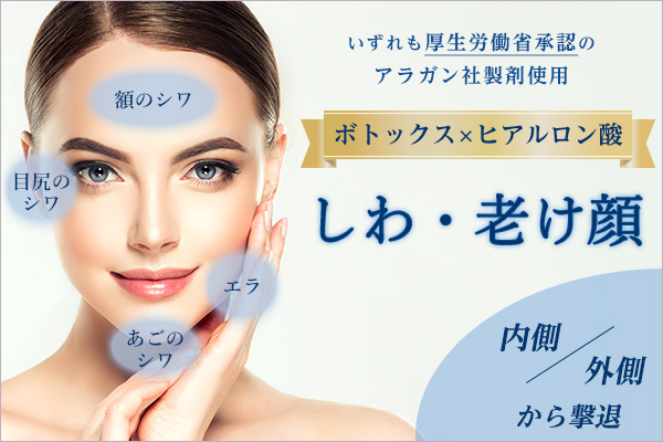 ヒアルロン酸注射＋ボトックス注射（リフトアップ ビスタシェイプ）
